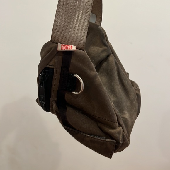 Fabric Horse Bike Messenger Hip Pouch - Picture 3 of 4